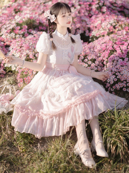 Lolita Tulpenkleid Girly Sweet Summer