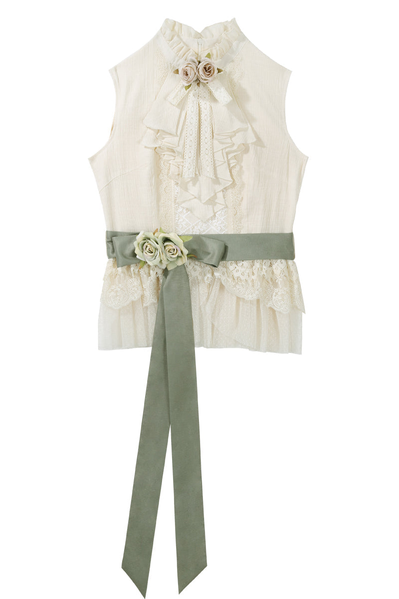 商品 Kula + レトロ蛍光ノースリーブ予約時間トップエレガントスカート