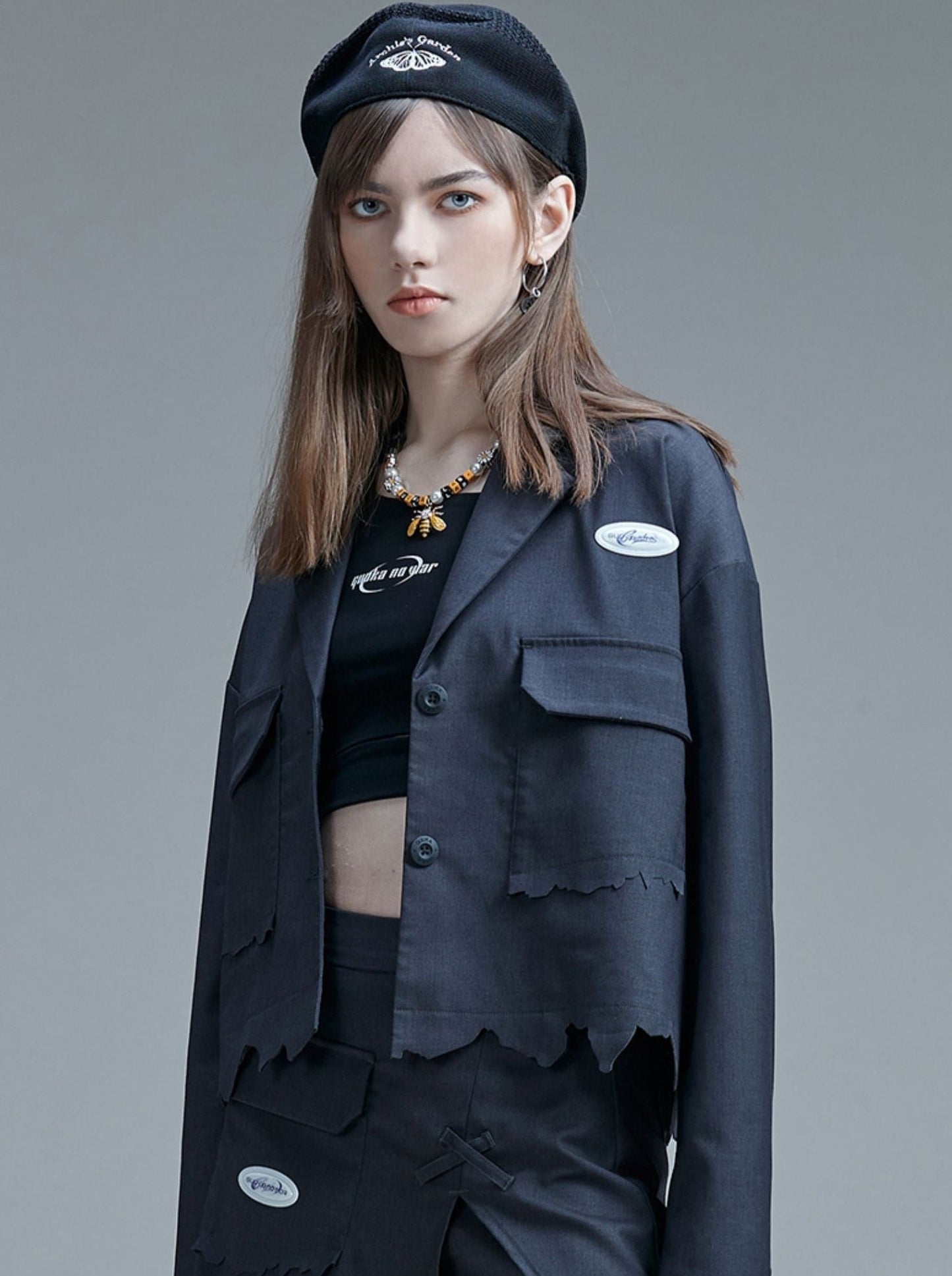 Dark Street Kurze Jacke Mode