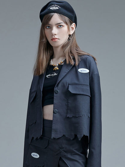 Dark Street Kurze Jacke Mode