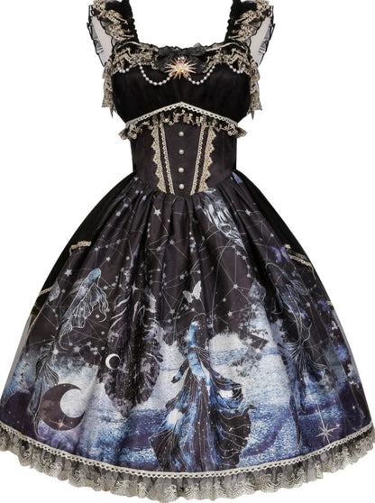 Gothic Lolita Dark Sass Skirt