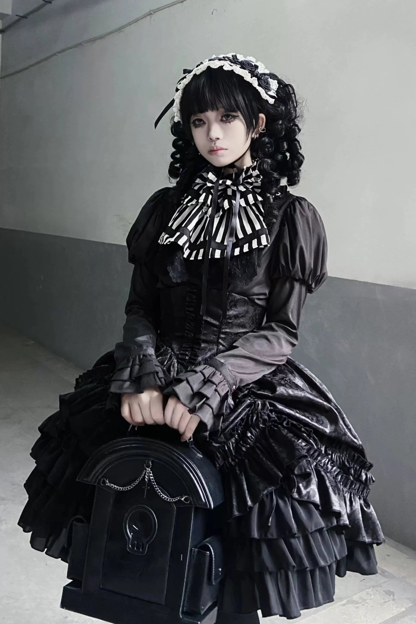 フリルロリータスカートゴシック