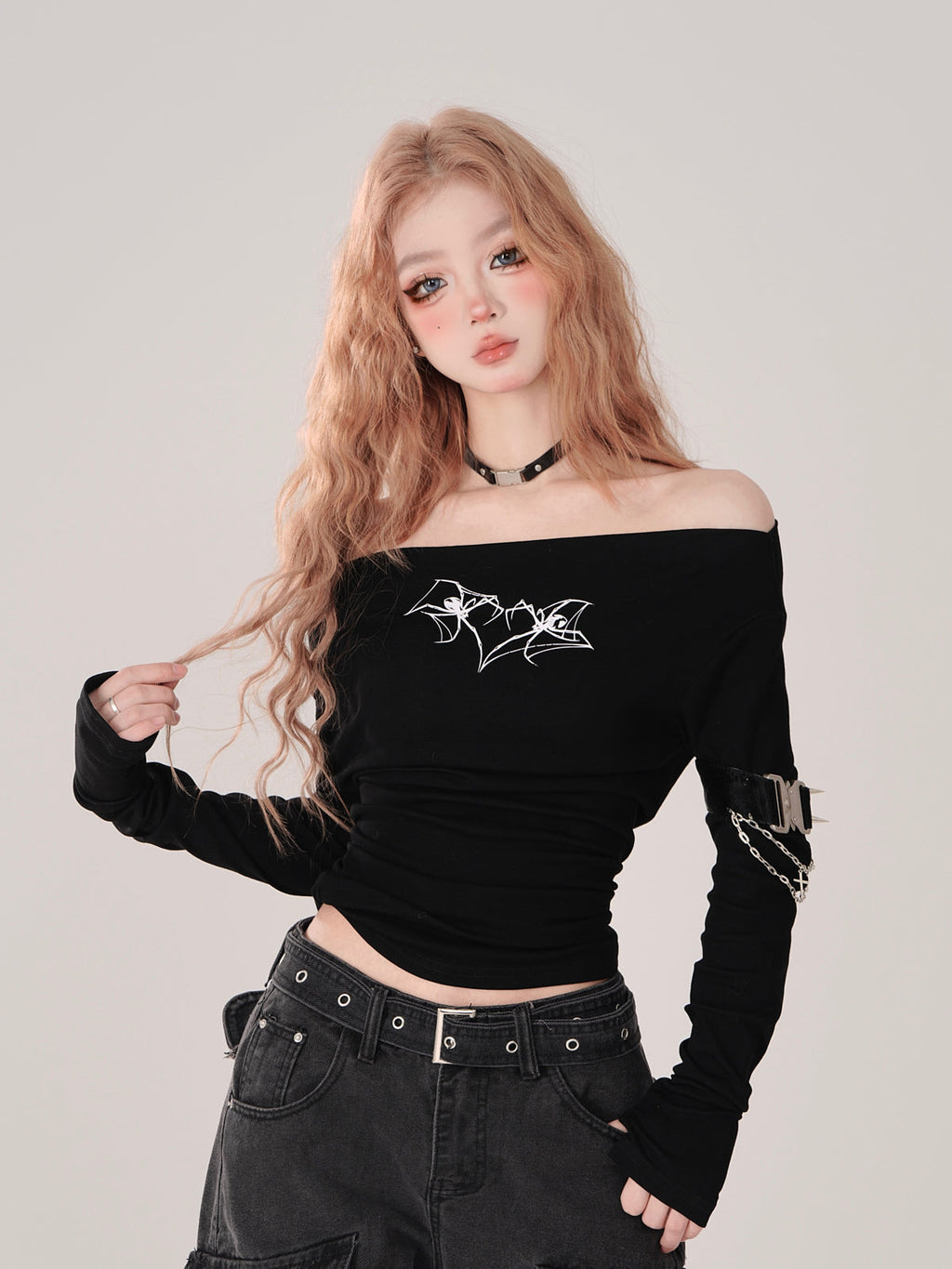 Short Tops Off-the-shoulder Angel Tight