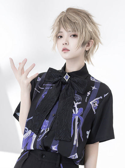 プリントプリンスショーツ + ハンサムルーズシャツ