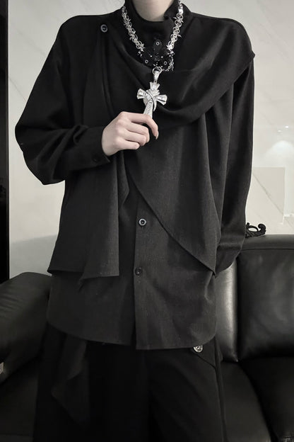 Top Classic Neck Gothic High