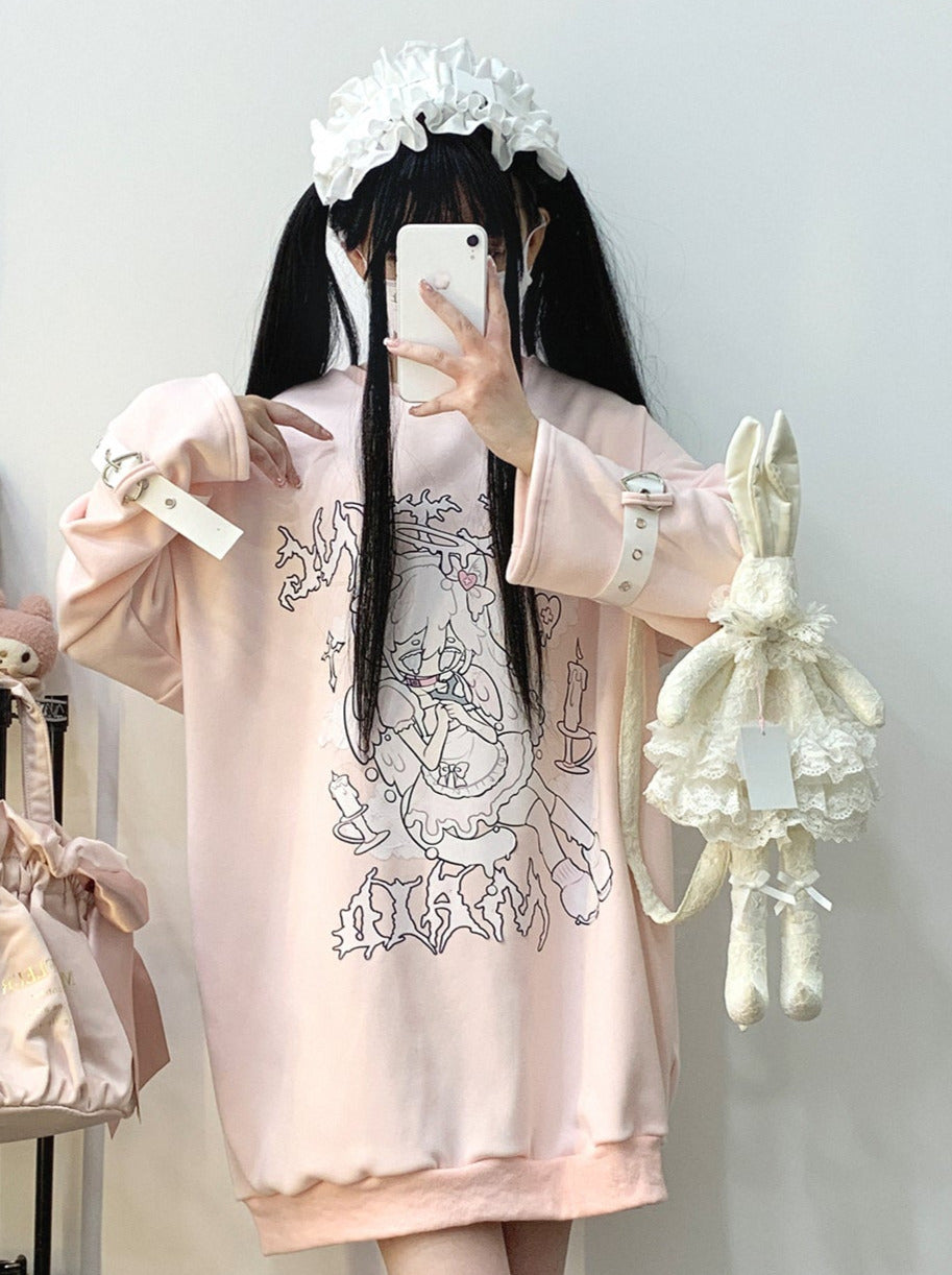 Mine – Langer Samt-Sneaker mit Riemenmuster