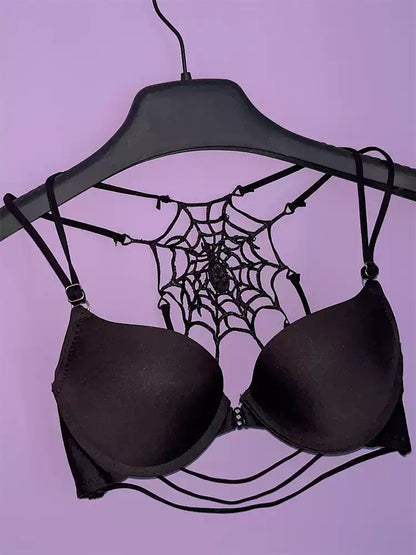 Beautiful Back Spider Web Bras