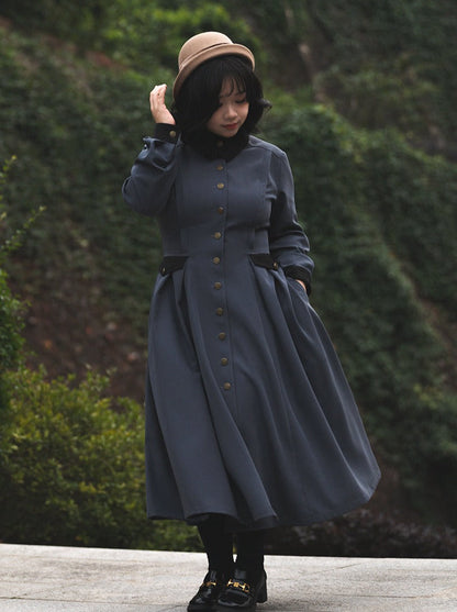 エレガントなレトロクラシックドレスコート