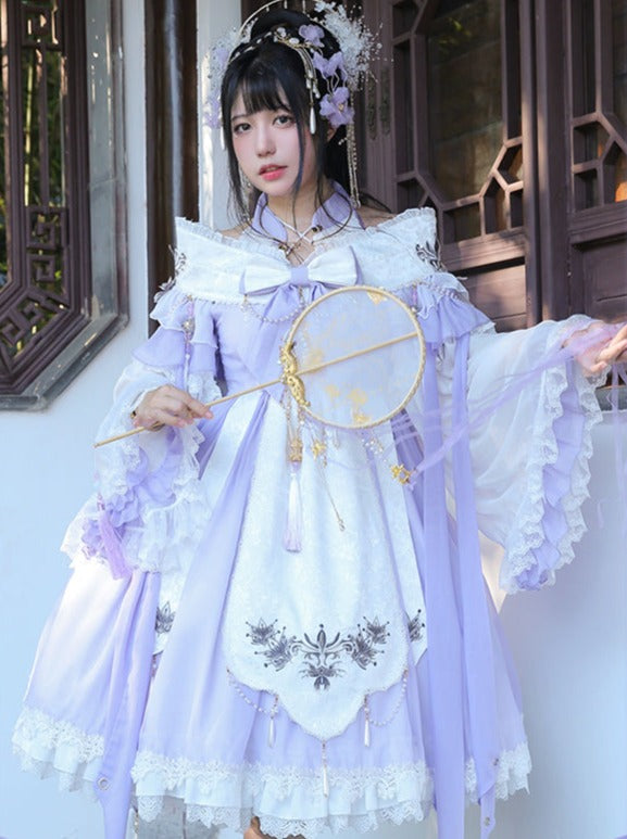 リボンチャイナ スイート＆ティー ロリータ サスペンダードレス