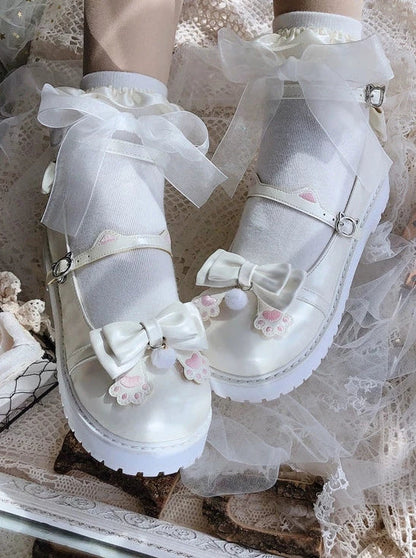 Head Doll Lolita Single Shoes Cat Shoes Big