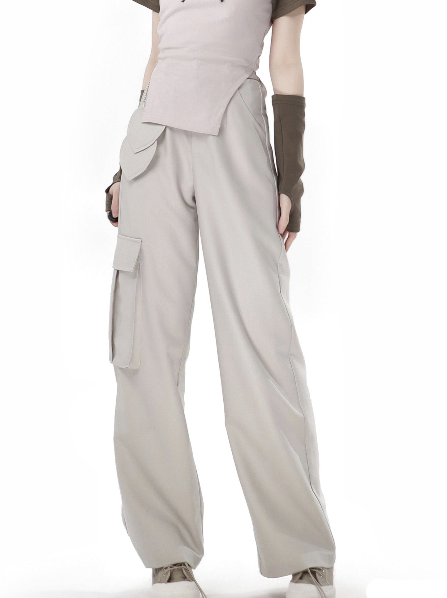 Top Pants Style Wasteland Cat Casual Ear Set Hoodie And