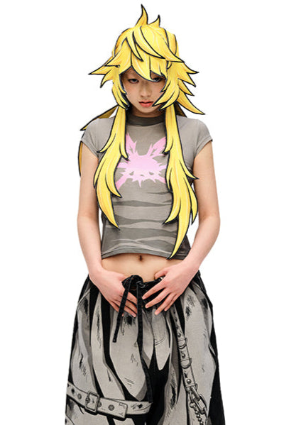 Animated 3D Hair Cap Long