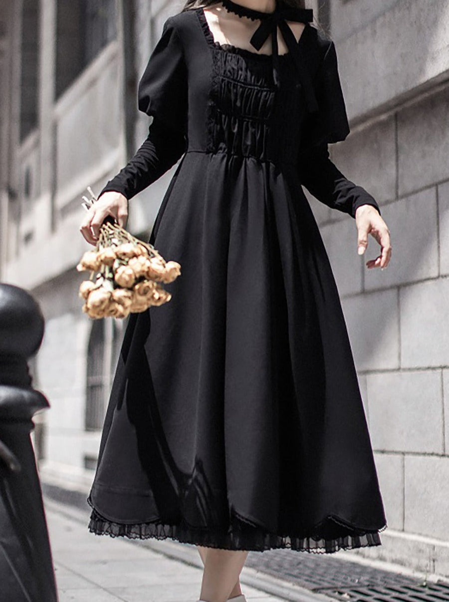 Robe + ruban impérial français rétro