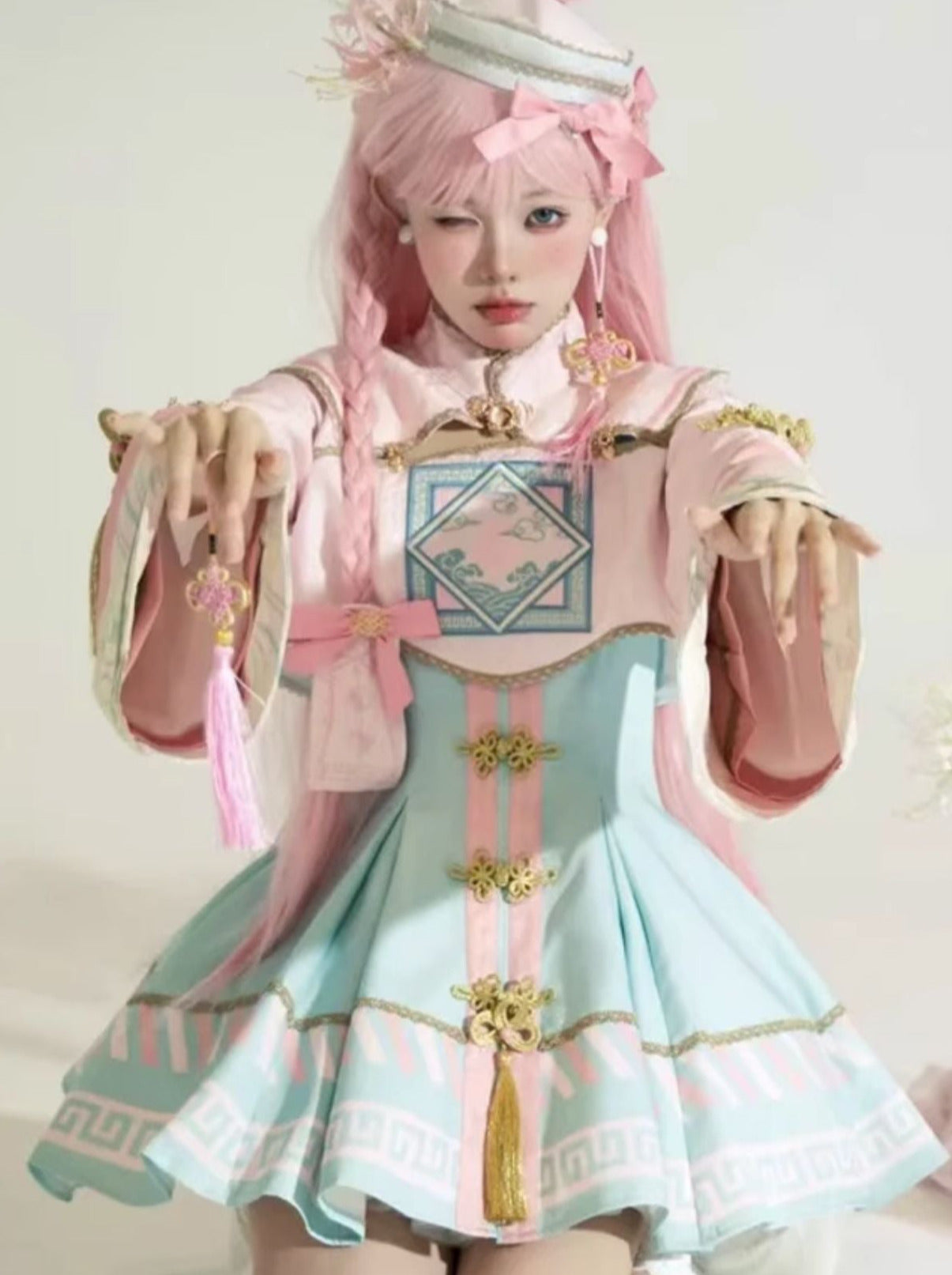 スイートハット予約シージャケット+キョン+ピンリボン製品クロリー+ドレスリトル