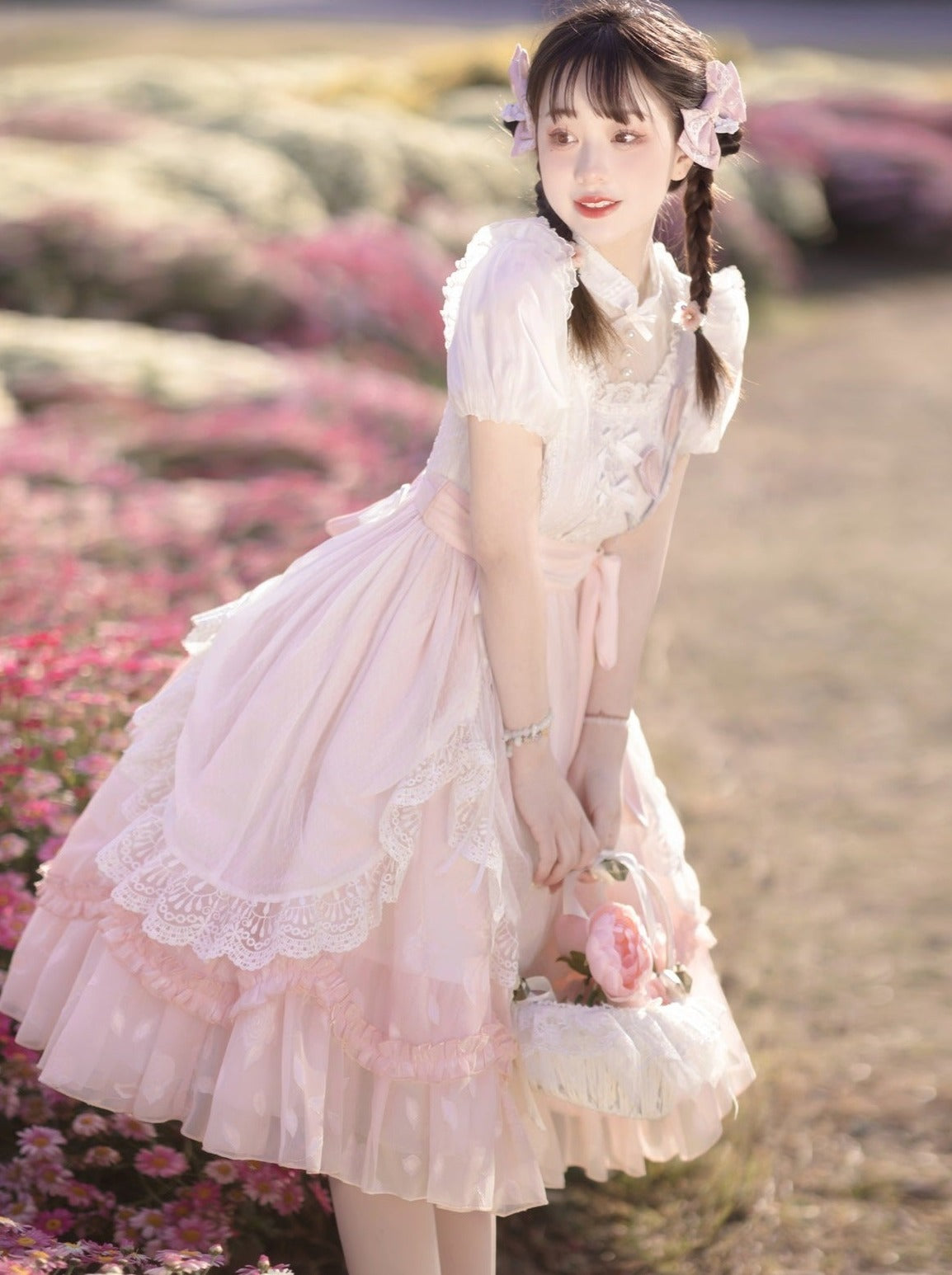 Lolita Tulpenkleid Girly Sweet Summer