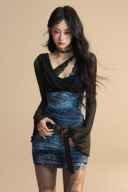 タイトドレス レディリム シック ミニ