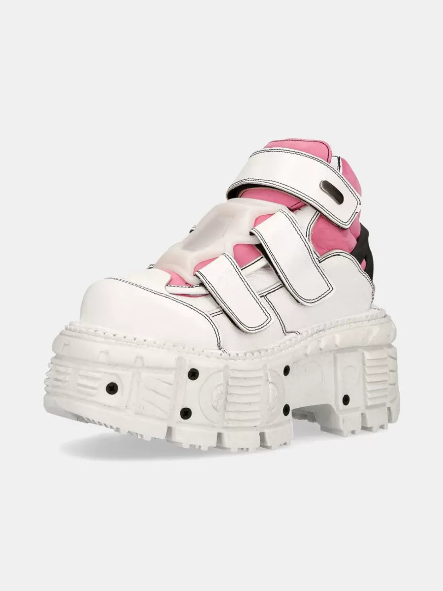 パンクスニーカー ストリート プラットフォーム ハイトップ