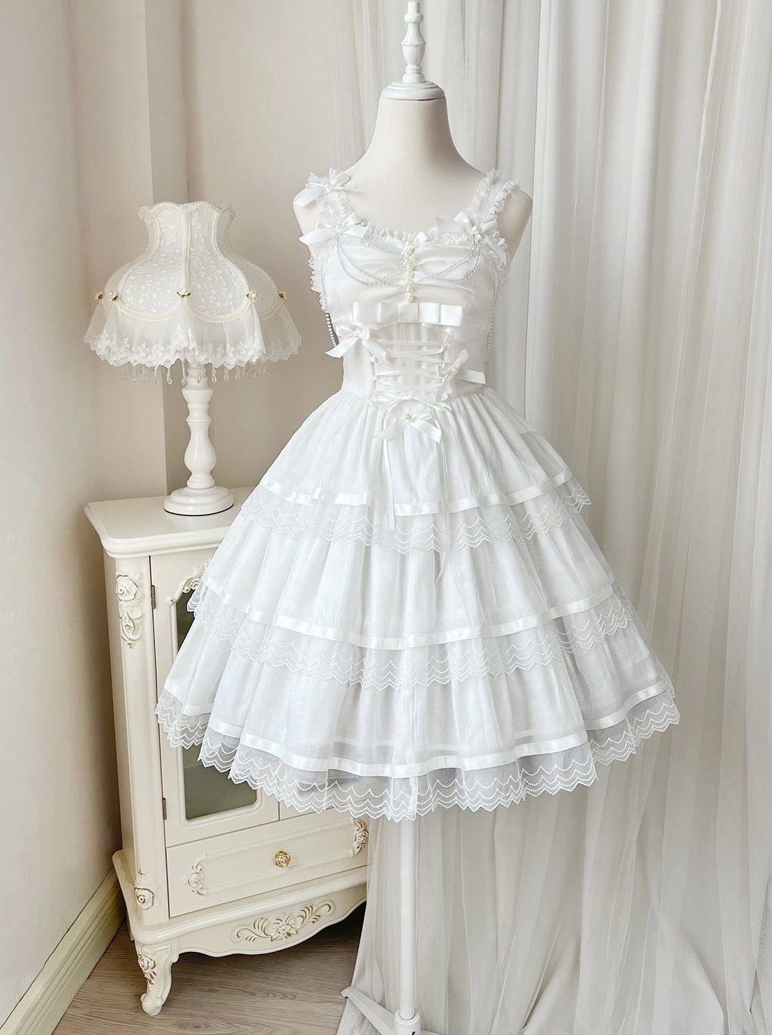 Super Fee Kleid Lolita Prinzessin Hosenträger