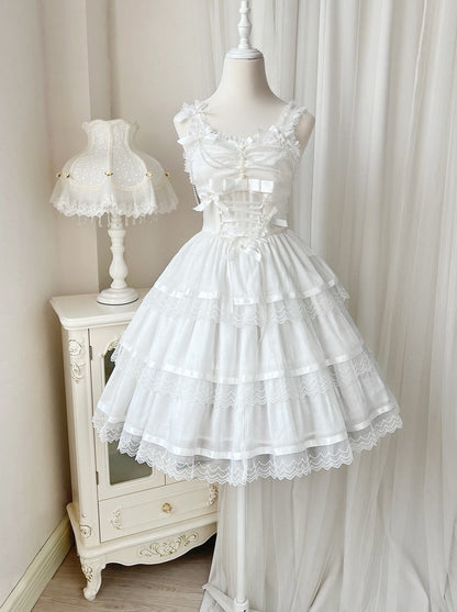 Super Fee Kleid Lolita Prinzessin Hosenträger
