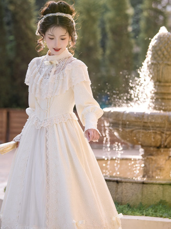 Lolita Dress Retro Ruffled Elegant