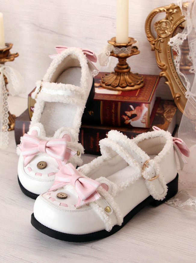 Low Heels Fluffy Bear Lolita Original