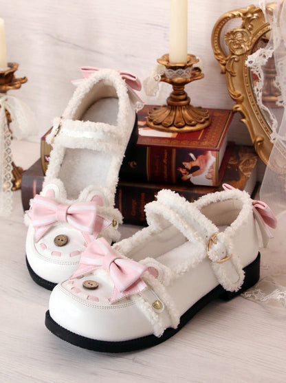 Low Heels Fluffy Bear Lolita Original