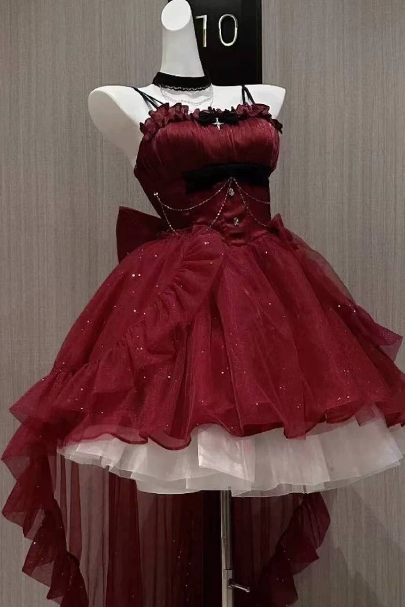 Starry Nikki High-Low Party Prom Dress - Plus Size 130cm Bust | LilyVow