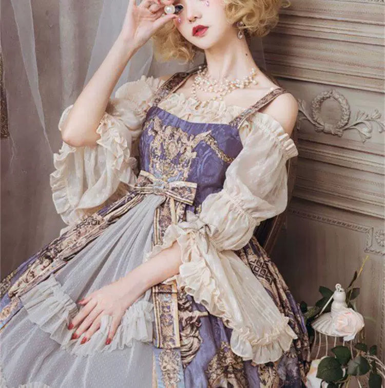 Lolita Princess Innerwear – Off-Shoulder Lace Elastic Cuff