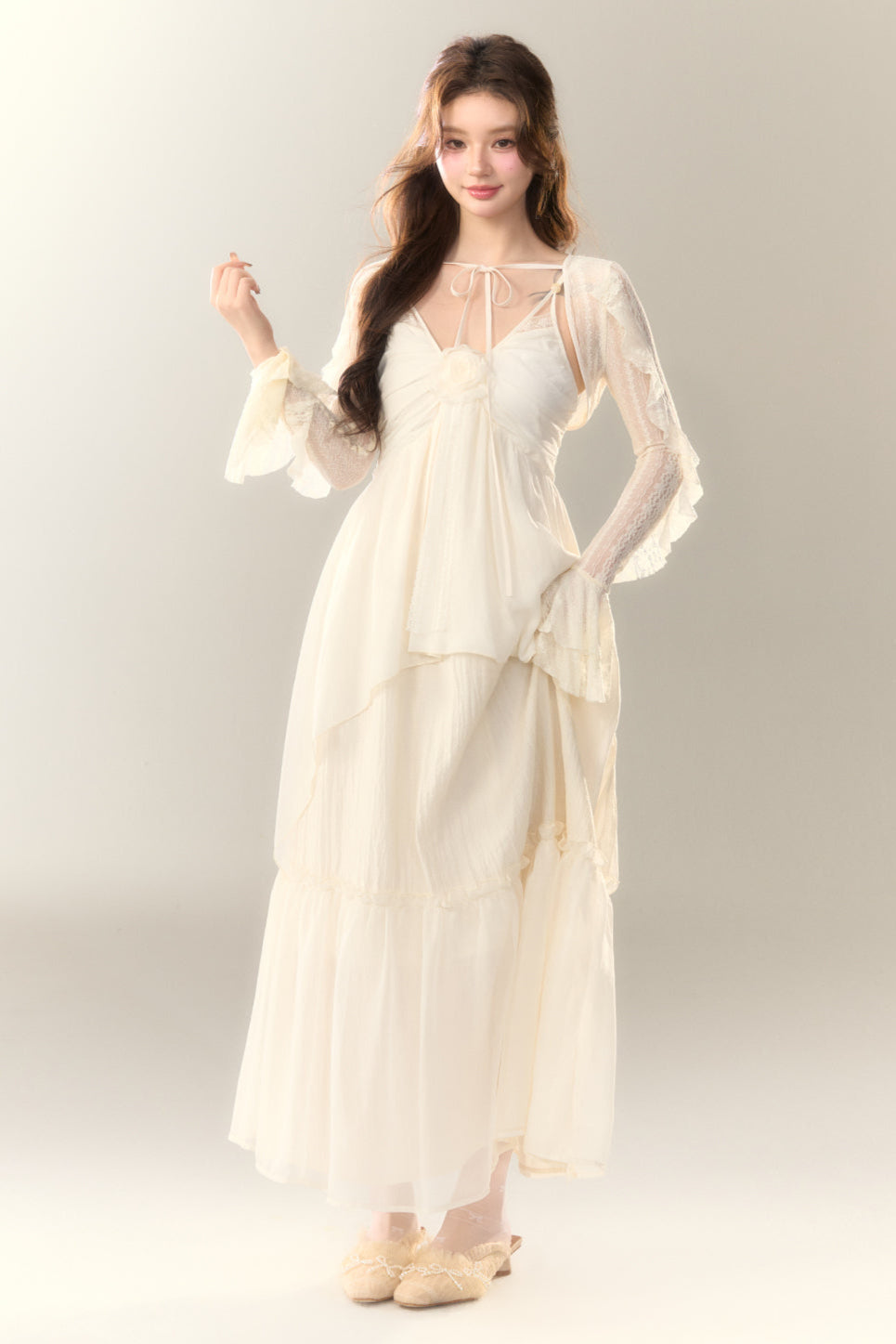 Mondscheinkleid Weiß