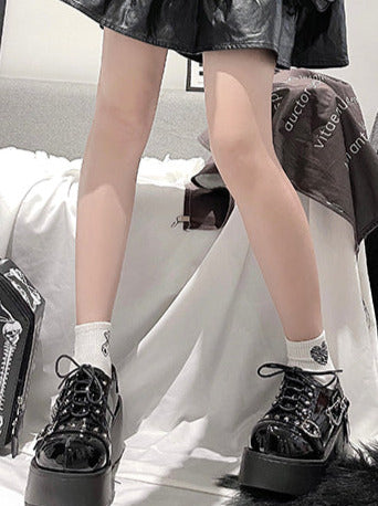 Punk Platform Shoes Studded Lolita