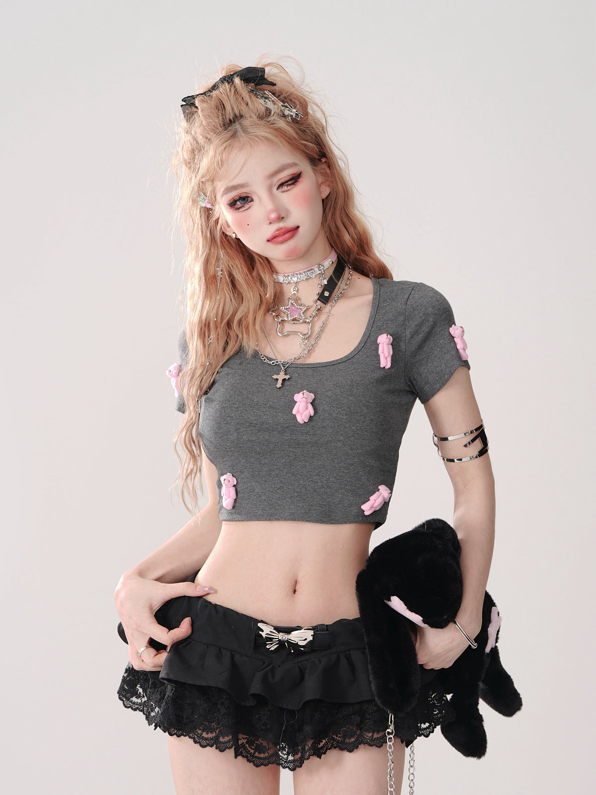 Süße kurze Mädchen-Tops