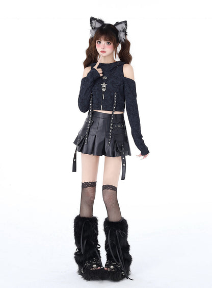 Cool Waistland – Schmal geschnittenes Oberteil mit Kapuze