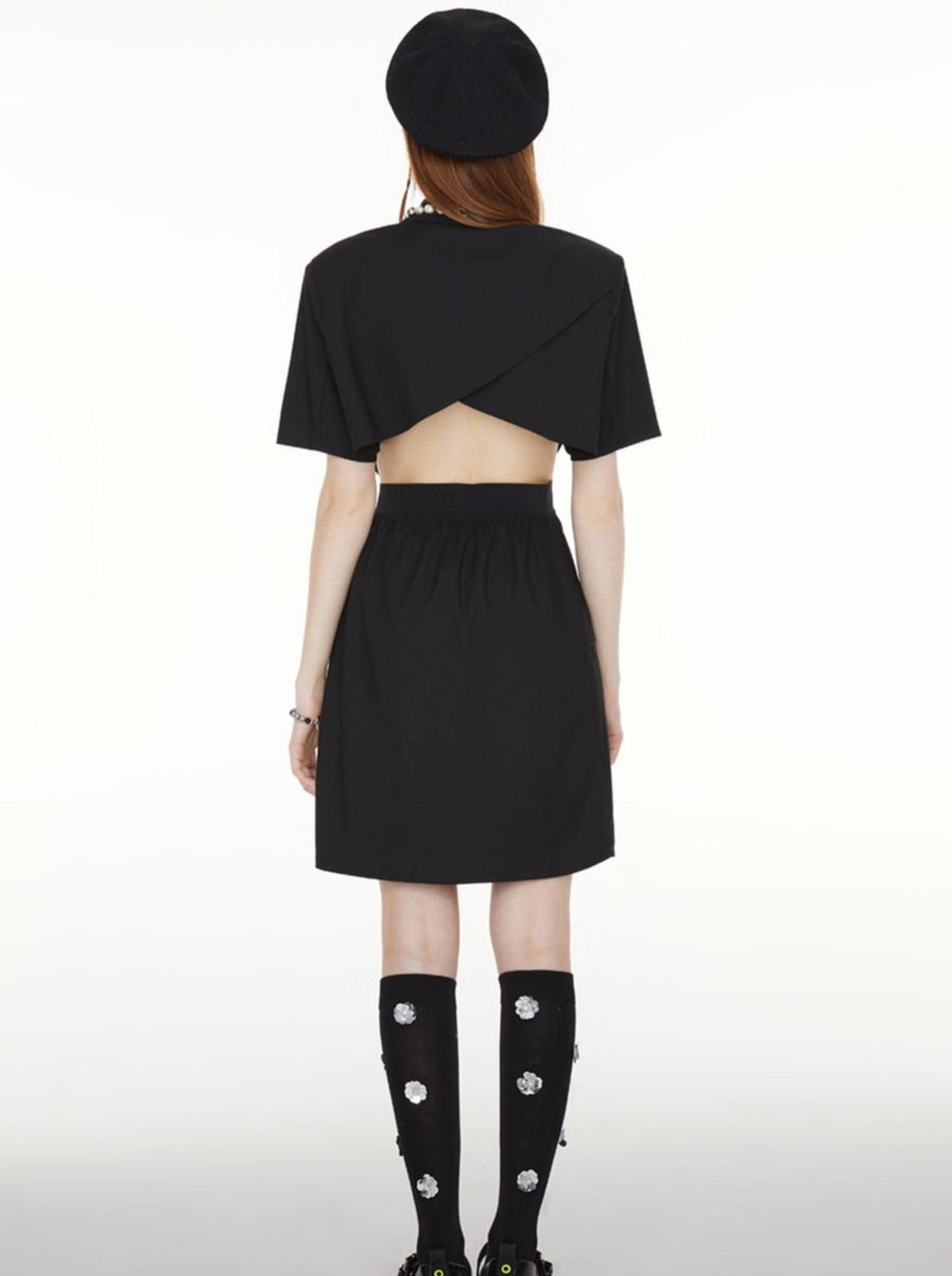 Robe taille haute design Cook Mark