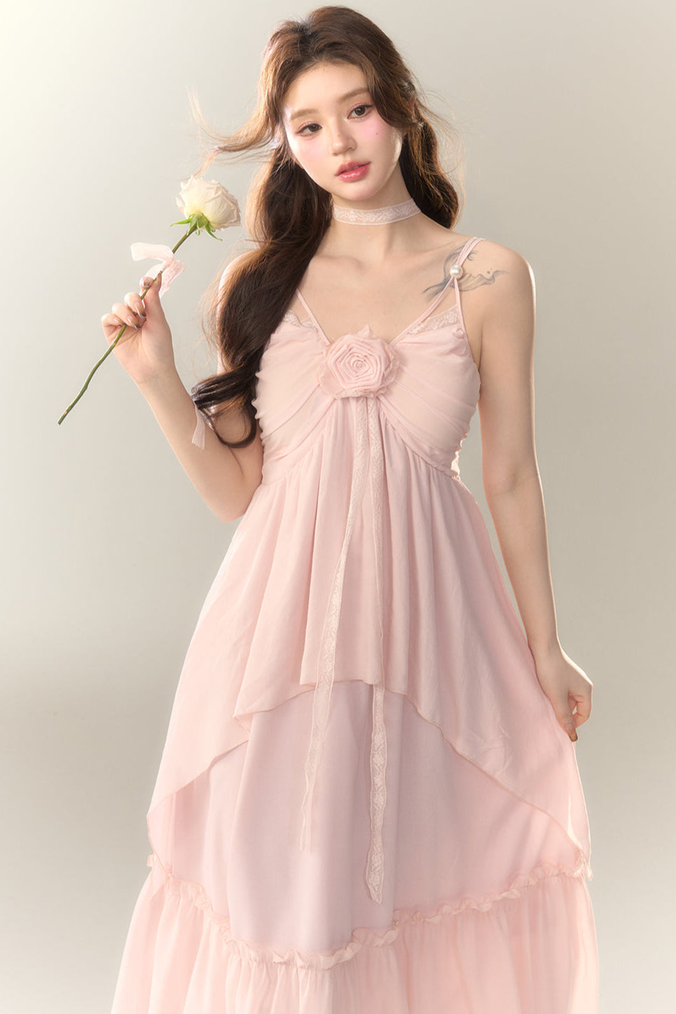 Mondscheinkleid Weiß