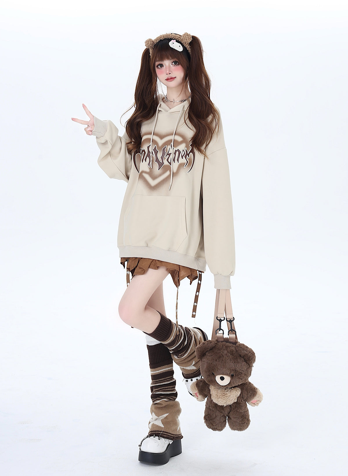 Kapuzenpullover American Cool Oversized Love Letter