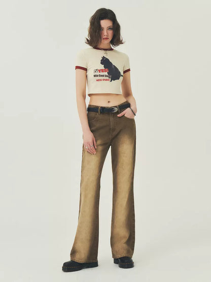 Osh Dark Pants Street Denim