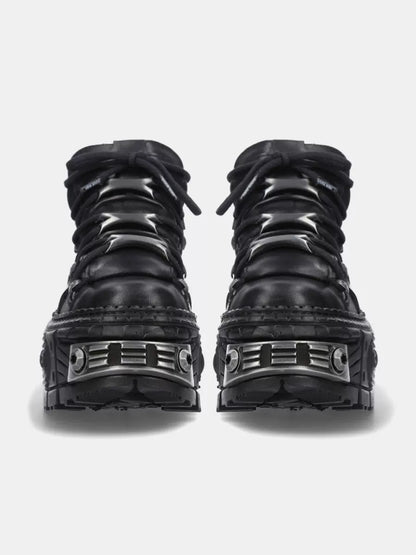 プラットフォームシューズ パンク レトロ ロックスタイル