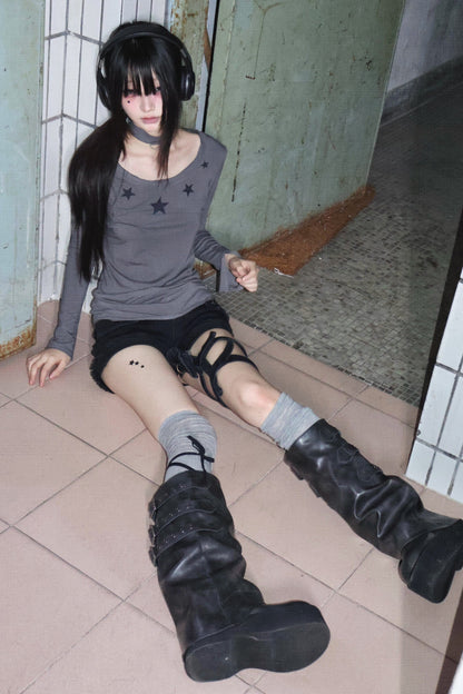 T Long Top Breaker Sun + Shield Suspender