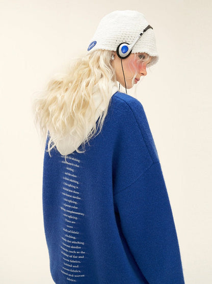 Mode Logo Knit American Over