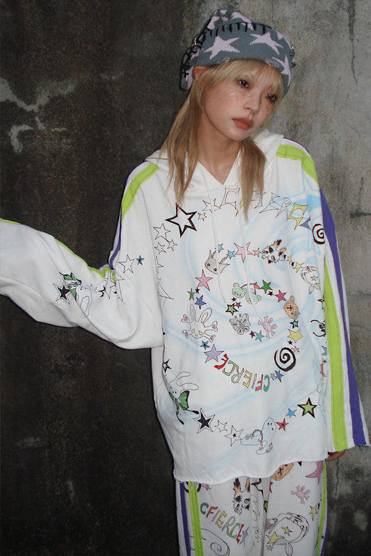 Spiral Sweatshirt Graffiti