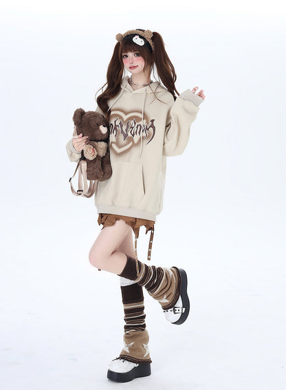 Kapuzenpullover American Cool Oversized Love Letter