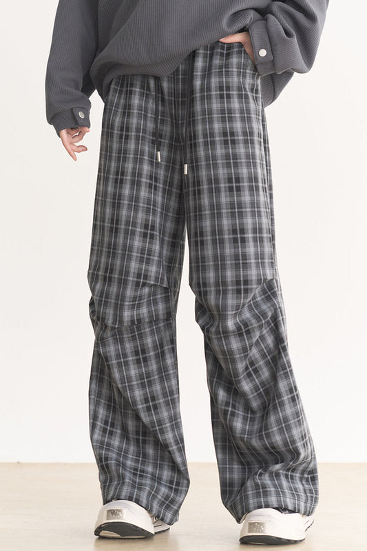 チェック柄ミュージアムスプリングキュロットカジュアル2025グラビティ