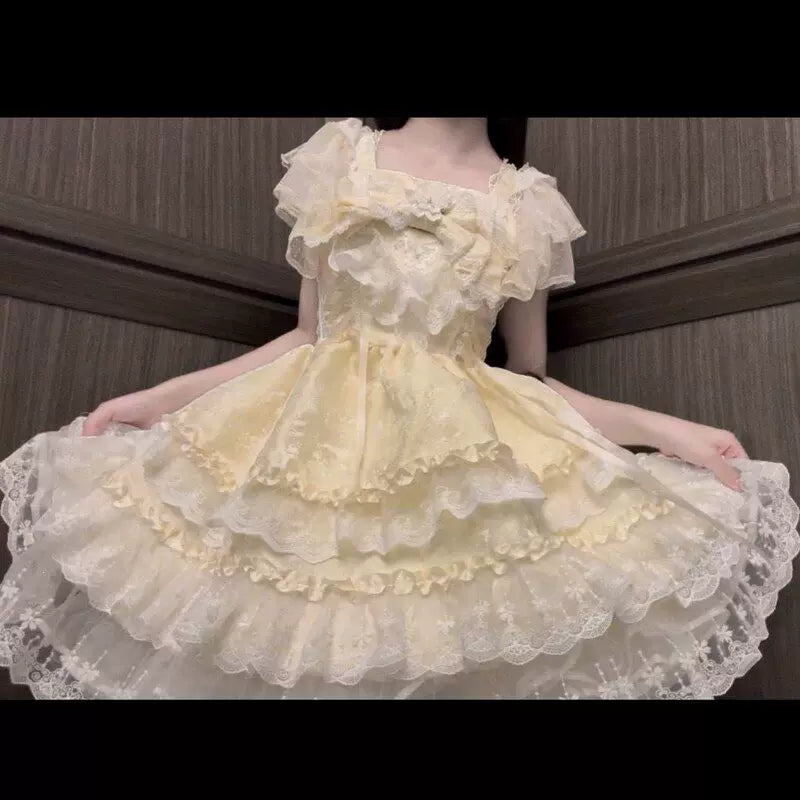 Warbler Age Ballet Lolita JSK Suspender Dress