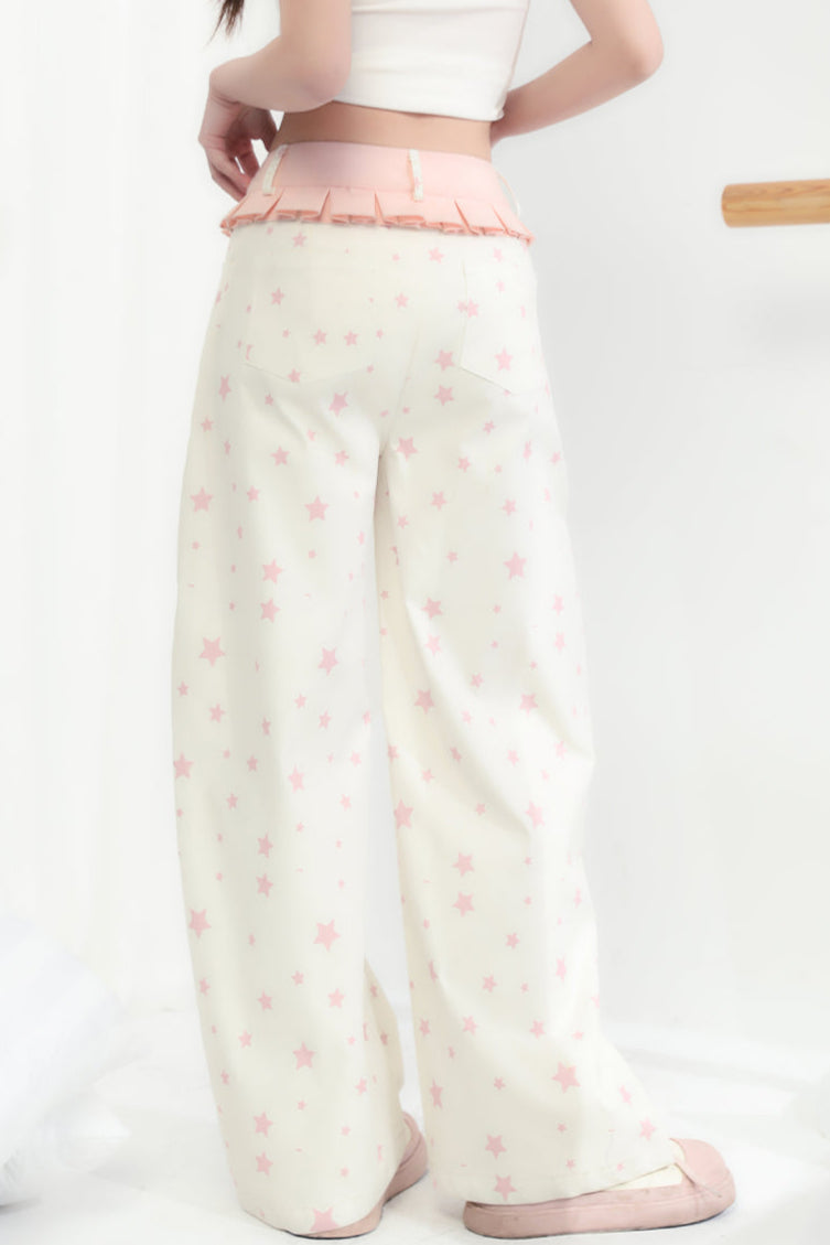 Shake Pants Wide Tube Head Spitzenbein