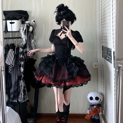 Xiaoxin Swan Overture Lolita Coord Set Dress