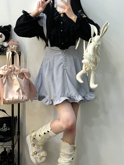 Love – Strapsrock mit Rüschen und Edelsteinen