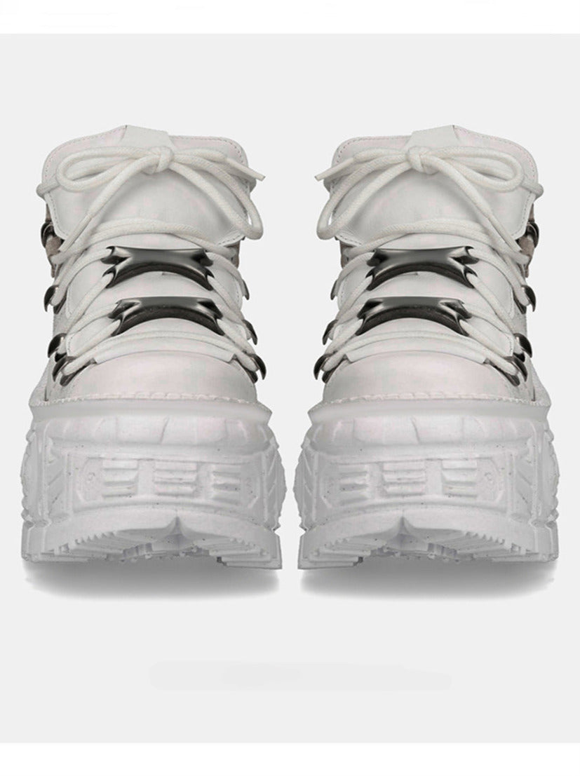 スタイルカットハイダークパンクストリートレトロシューズソールタンク