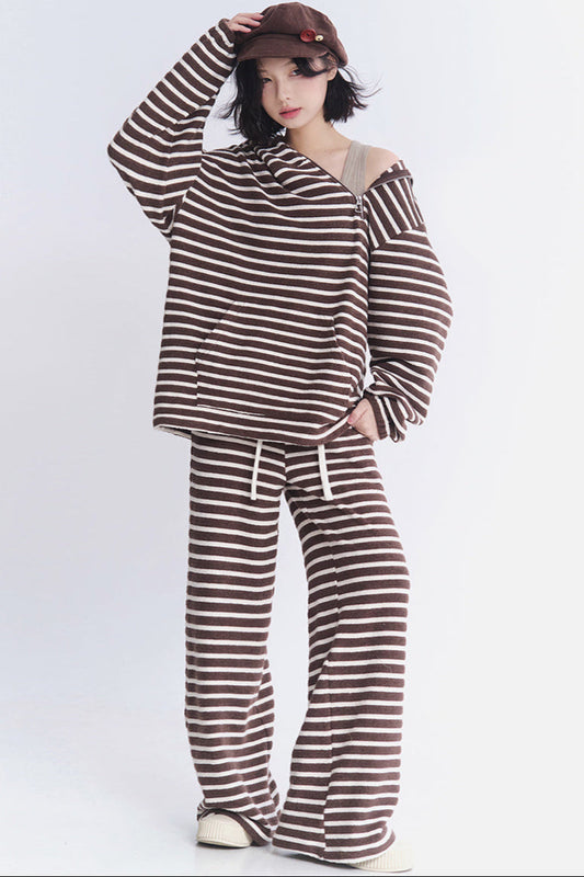 set-up Hooded and pants sweater