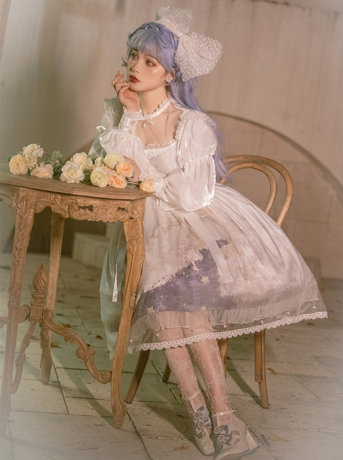 White Super Fairy Elegant Dress