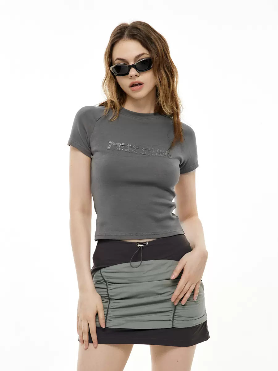 Summer Short Logo Tight American Tops